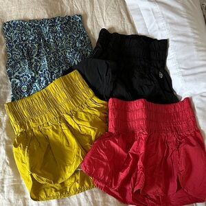 Free people movement Smocked Waist Shorts bundle